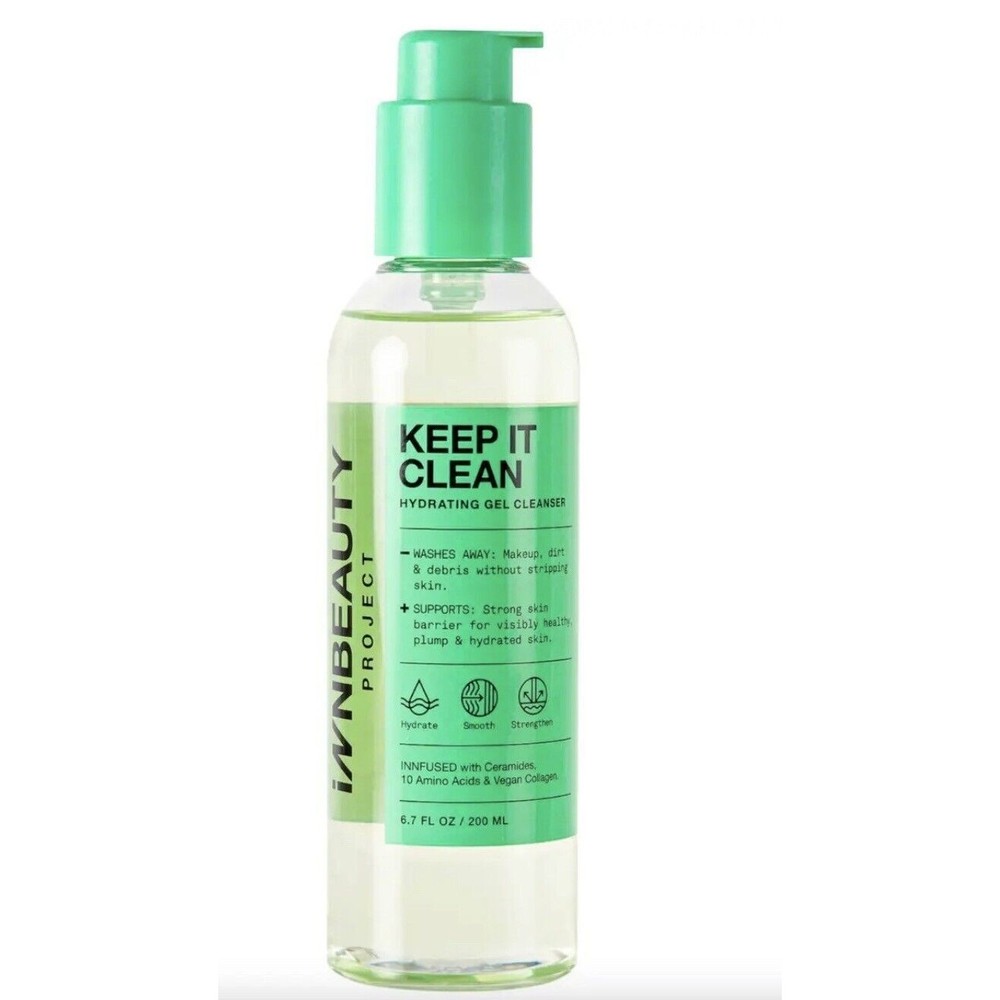 iNNBEAUTY PROJECT Keep It Clean Hydrating Gel Cleanser 200ml New